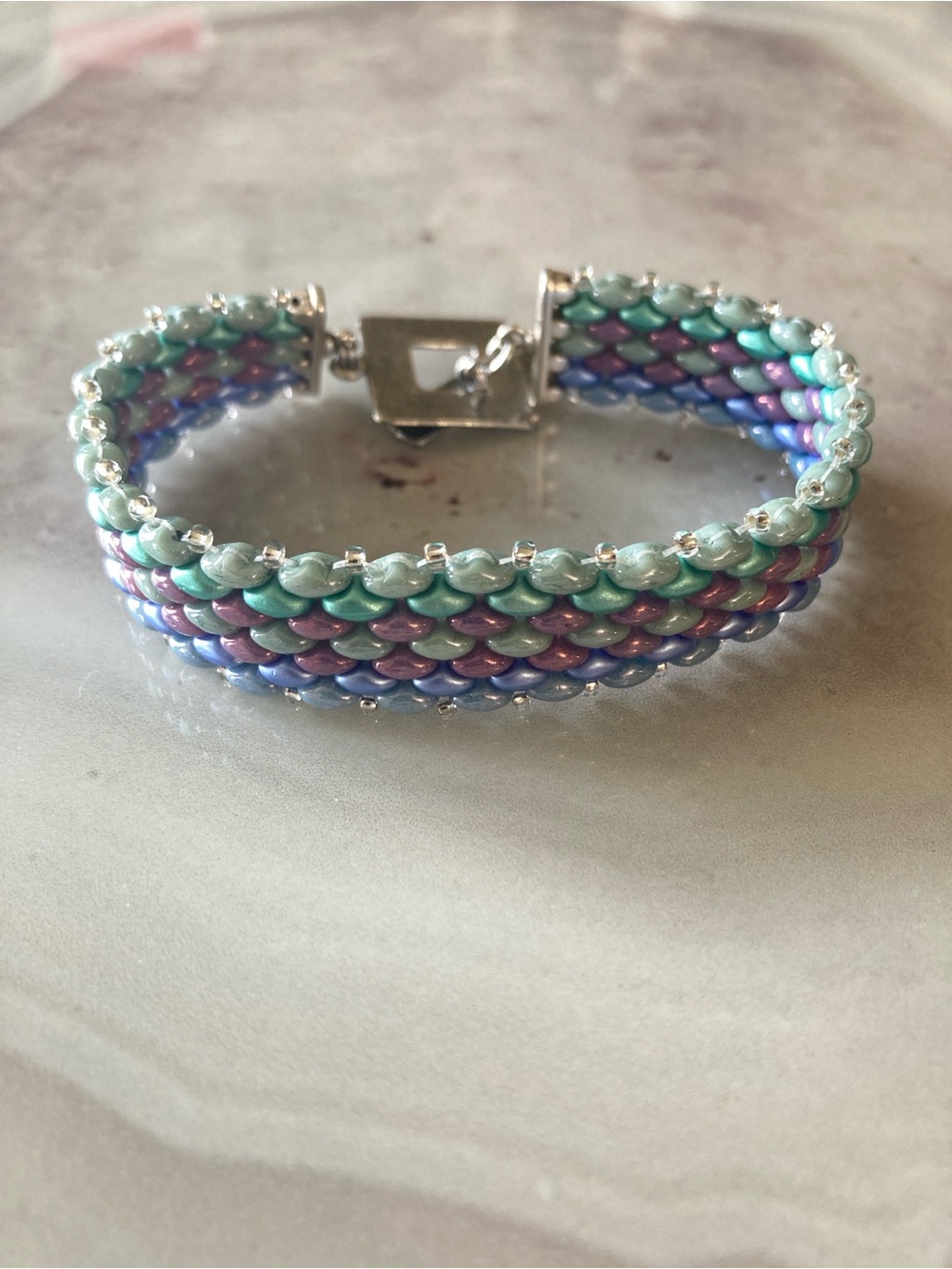 ✨Mermaid Mist Handmade Beaded Bracelet✨ - Picture 4 of 4